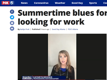FOX 5 Atlanta: My Tips for Teen Jobs During Pandemic Summer