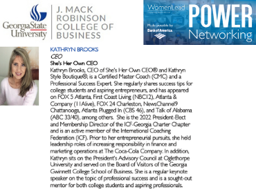 Georgia State University’s POWER Networking Event